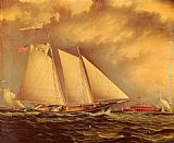 Famous Garden Paintings - Yachting Off Castle Garden